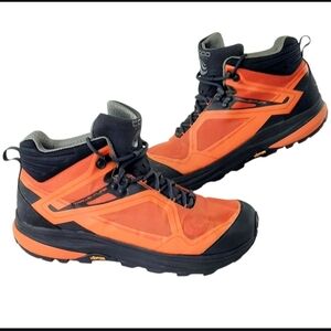 Men's Topo Athletic Trailventure Hiking Boot Orange/Black Size 9.5